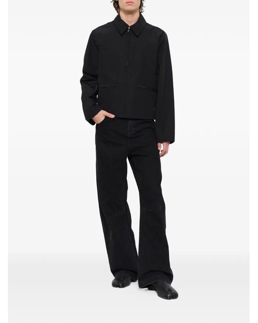 Entire studios Black Wight Zip-Up Jacket for men