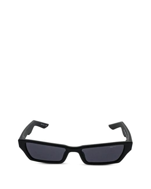 Nike Black Lucent Boost Rectangle-Frame Sunglasses for men