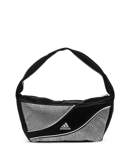 Adidas Black Small Rhinestone Tote Bag