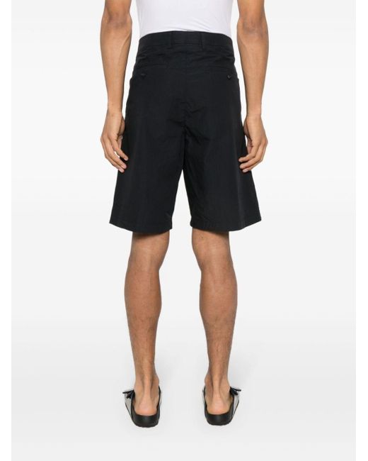 NN07 Black Fritz 1062 Cotton Shorts for men