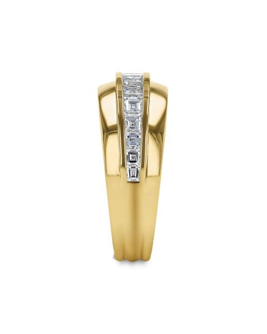 Anillo Manhattan en oro amarillo de 18 ct con diamantes Pragnell de color Metallic