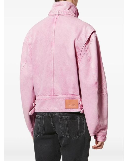 Veste Joseline En Jean Isabel Marant en coloris Pink