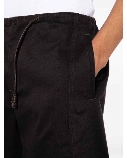 CROQUIS Black Sailor-Knot Drawstring Shorts for men