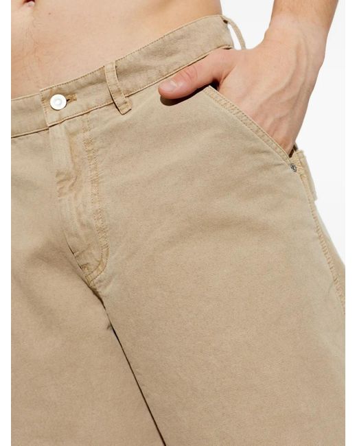 AllSaints Natural Multiple-Pockets Wide-Leg Jeans for men
