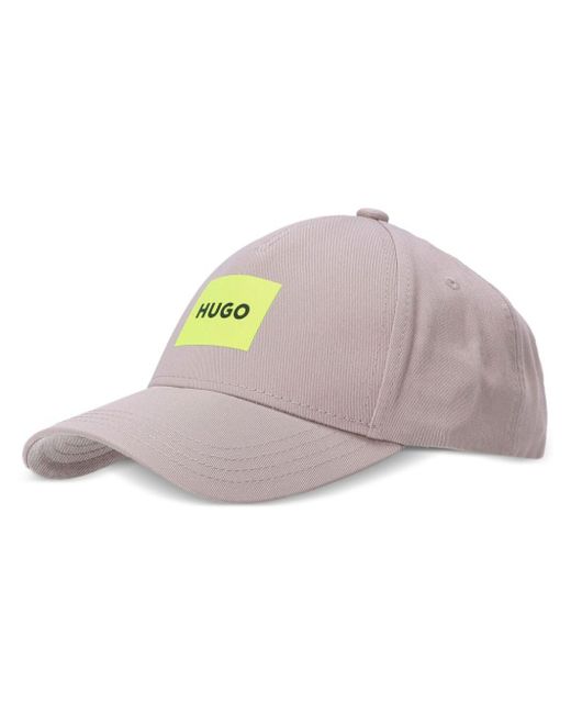 HUGO Pink Jude-pl Logo-print Cap for men