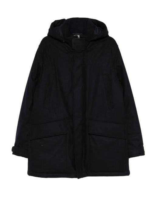 Zegna Black Hooded Jacket for men