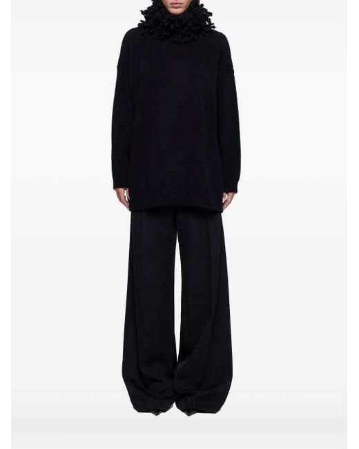 Valentino Garavani Black High-Neck Sweater