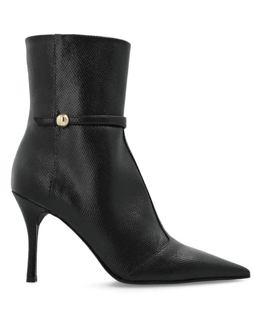 Furla Black Heeled Boots