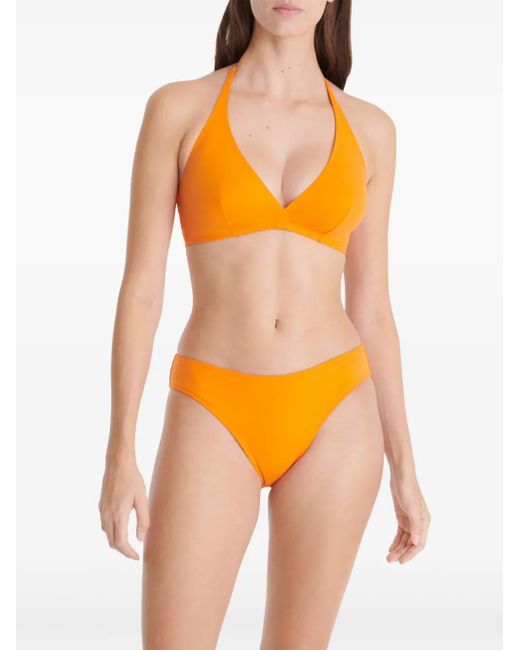 Eres Orange Haut De Bikini Gang À Bonnets Triangles