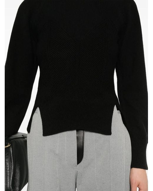 Alexander McQueen コルセットスタイル プルオーバー Black