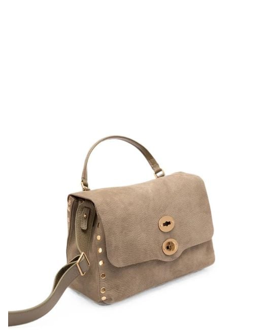 Zanellato Metallic S Postina Stud-Embellished Tote Bag