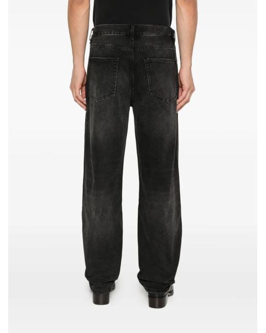 Imperial Gerafelde Jeans in het Black voor heren