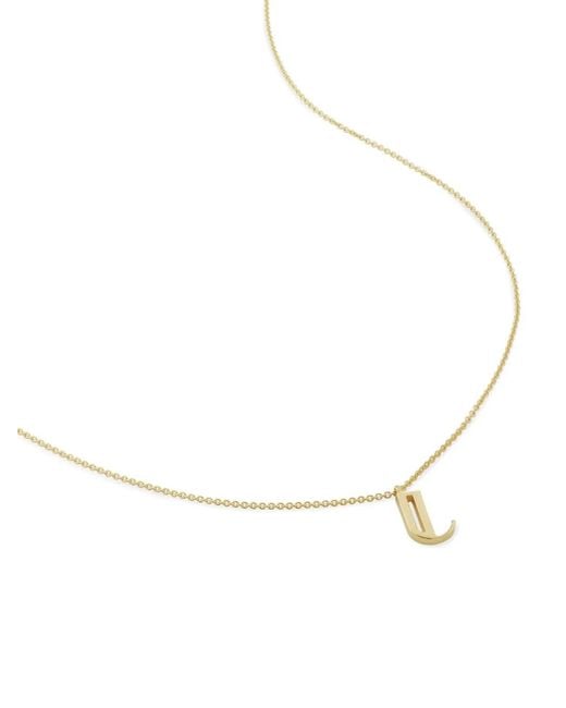 Monica Vinader Natural Alphabet J Adjustable Necklace