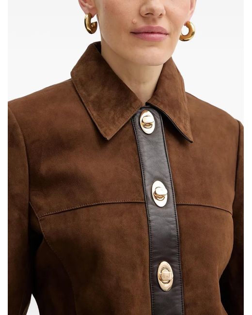 retroféte Brown Nanna Suede Jacket