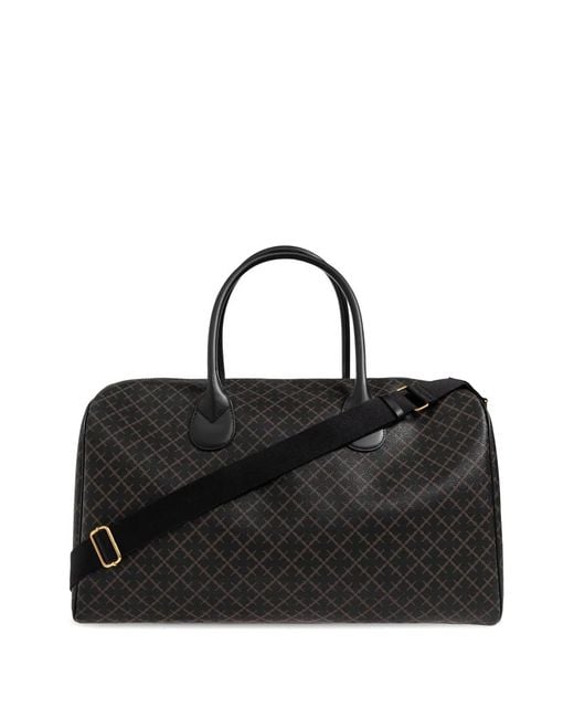 By Malene Birger Black Sac Cabas À Motif Monogrammé