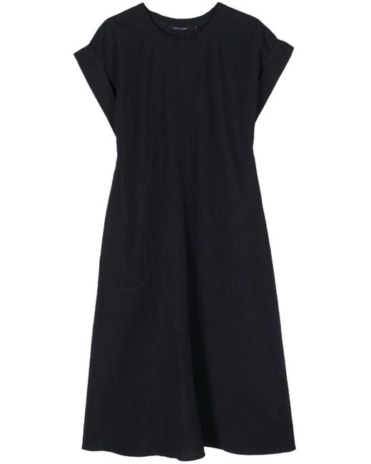 Sofie D'Hoore Black Ducie Crinkled T-shirt Dress