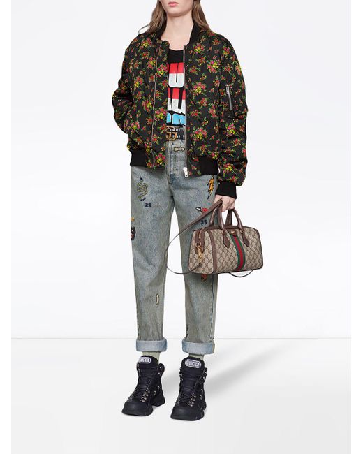 ophidia gg medium top handle tote