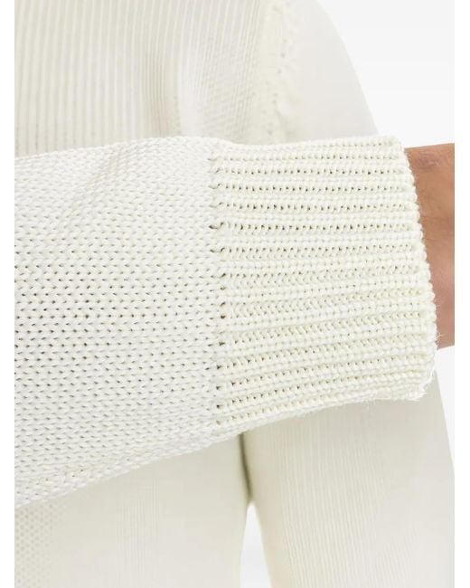 Roberto Collina White Roll-Neck Sweater for men