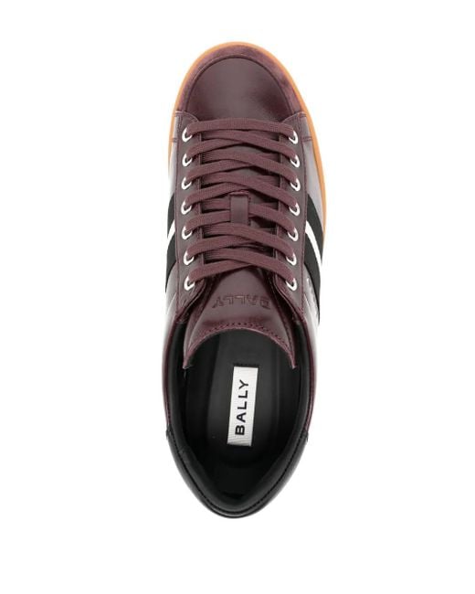 Bally Brown Thiago-T-Ribbon Sneakers for men