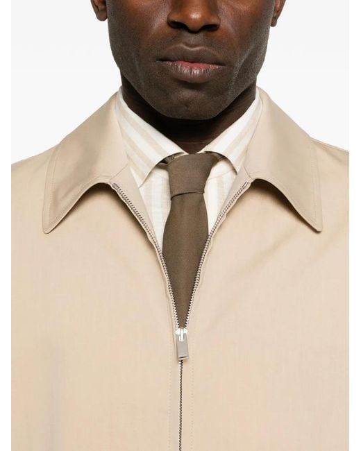 Lardini Natural Aiden Zip-Up Jacket for men