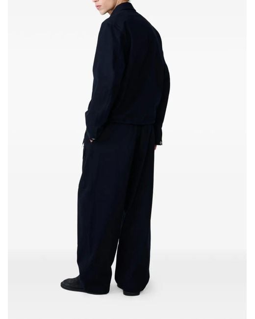 Studio Nicholson Black Nava Trousers for men