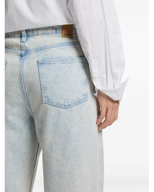 Boss White Five-Pocket.-Style Jeans