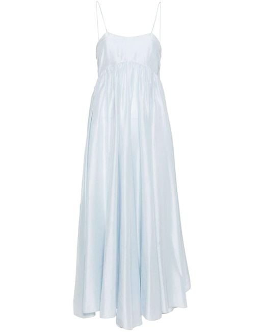 Forte Forte Maxi-jurk Met Empiretaille in het White