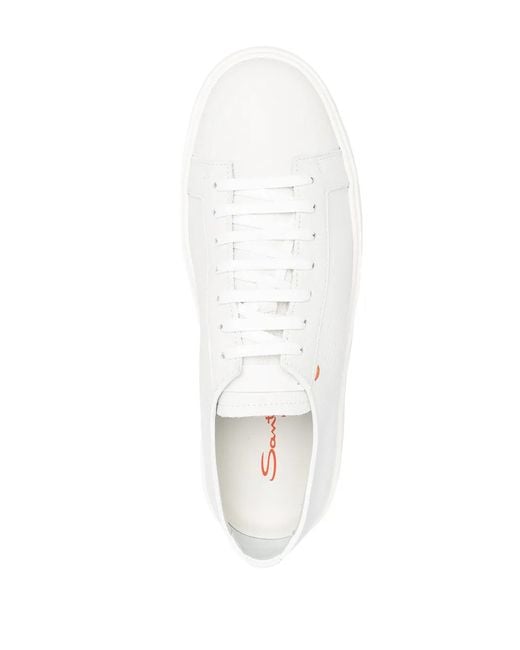 Santoni White Sneakers for men