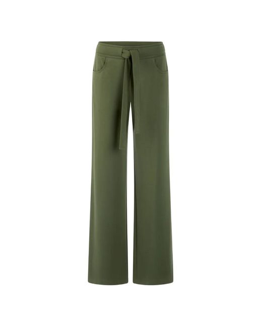 Marc Cain Green Belted Trousers