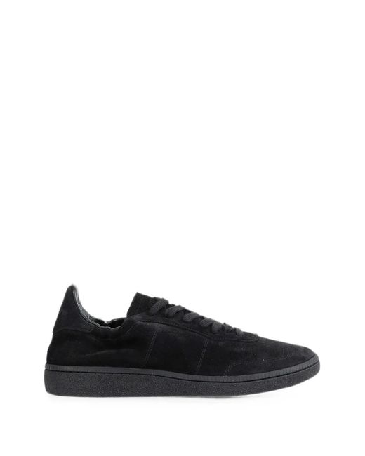 MAJOR STEP Black Major Tennis Suede Sneakers for men
