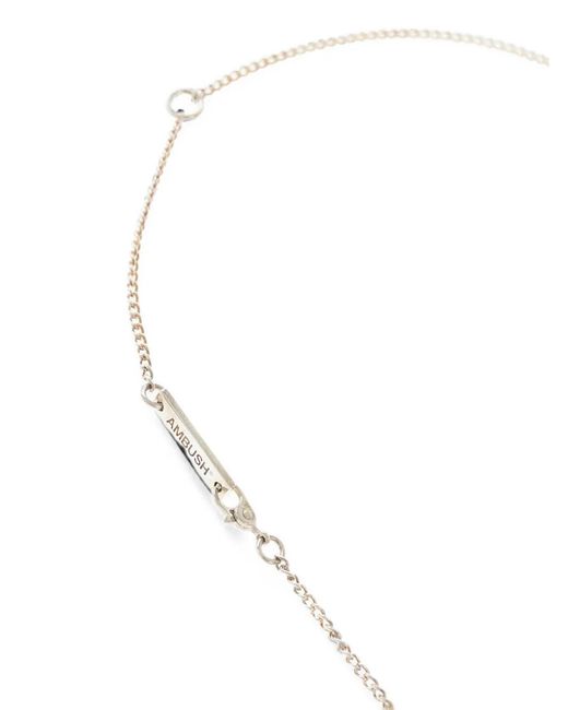 Ambush White Pill Holder Necklace