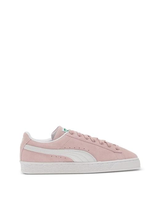 Baskets Classic En Daim PUMA en coloris Pink