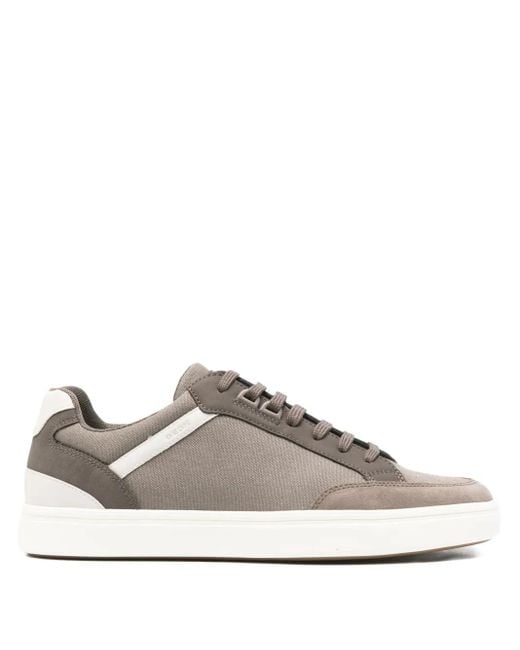 Geox White Baltmoore Lace-Up Sneakers for men