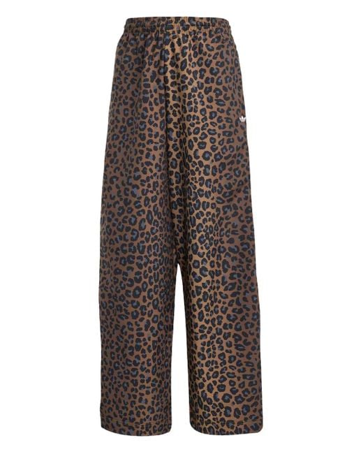 Pantaloni Sportivi Firebird Leopardati di Adidas in Multicolor