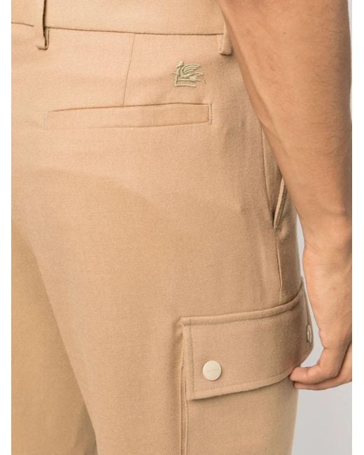 Etro Wollen Broek in het Natural voor heren