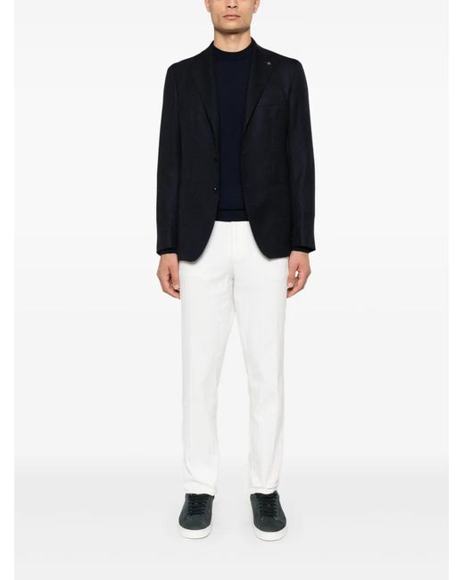 Eleventy Blue Wool Sweater for men