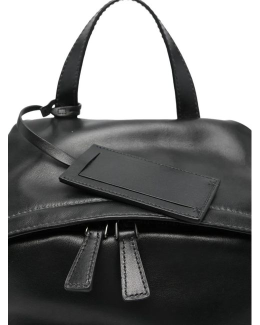 Prada Black Leather Backpack for men
