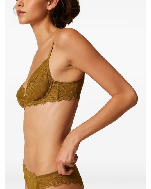 Twinset Natural Underwired Lace Bra