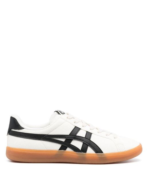 Onitsuka Tiger Logo-patch Lo-top Sneakers in White | Lyst Canada