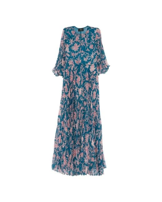 Etro Blue Polyester Dress