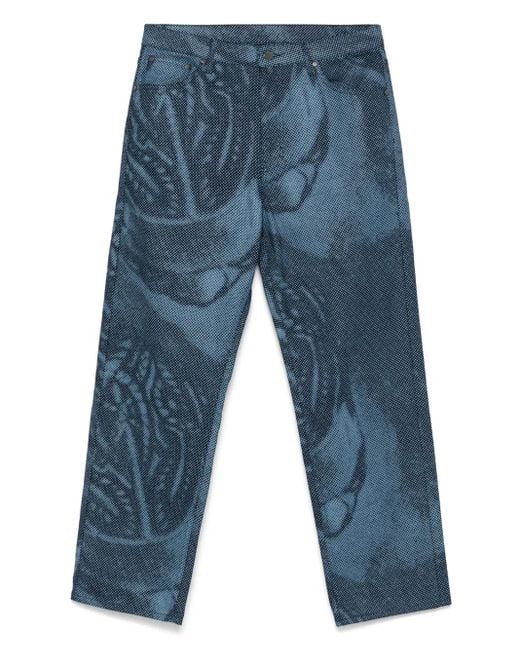 Daily Paper Blue Braids Jeans for men
