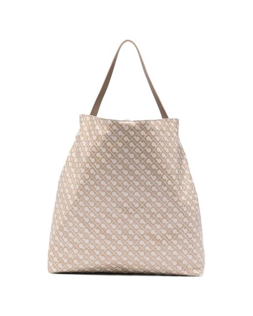 Gherardini Natural Patterned Tote Bag