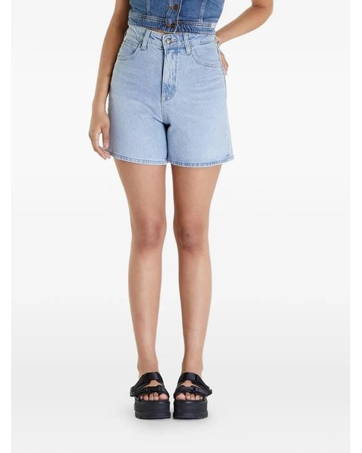 Lee Jeans Blue Stella Shorts