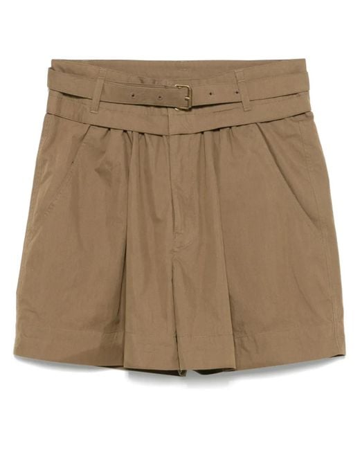 Isabel Marant Brown Danica Shorts