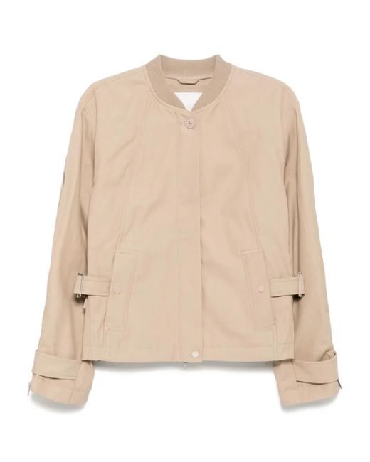 3.1 Phillip Lim Natural Cropped Bomber Jacket