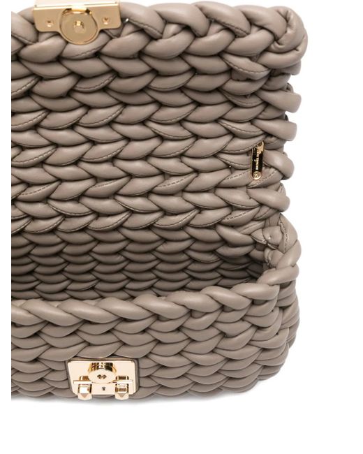 Michael Kors レザーショルダーバッグ White
