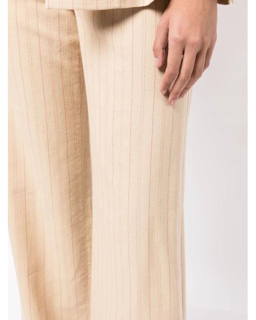Isabel Marant Natural Scarly Tailored Trousers