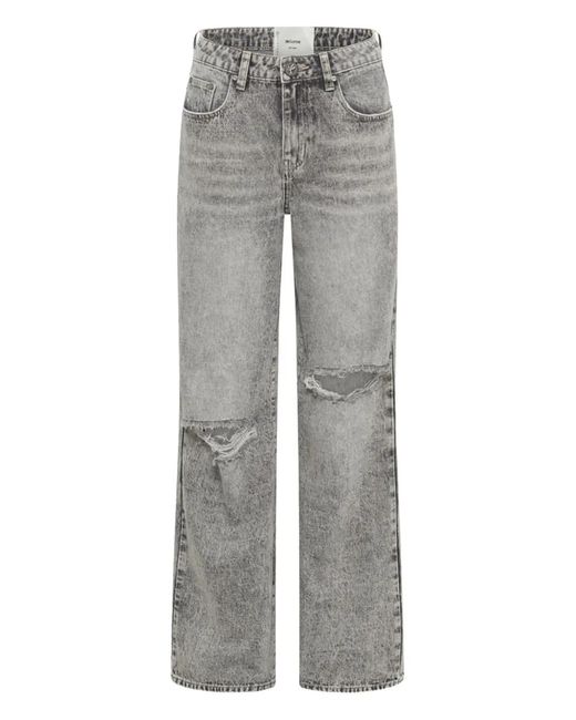 One Teaspoon Gray Ripped Jeans