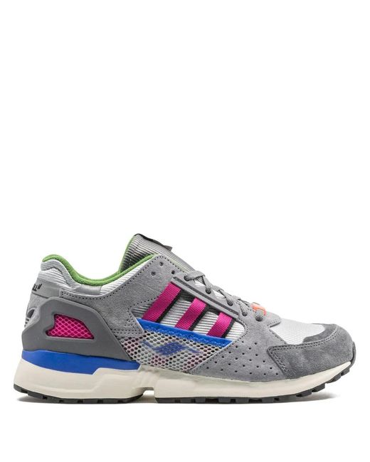 Adidas Blue Consortium Zx 10000C "Game Overkill" Sneakers