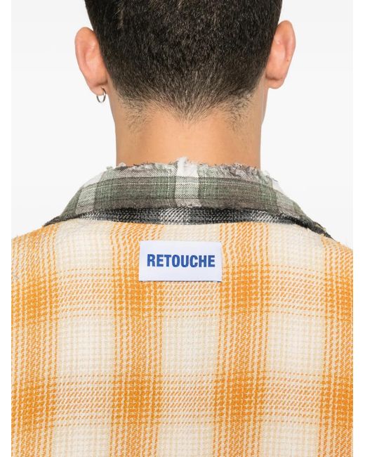 GALLERY DEPT. Blue Patchwork Checked Shirt